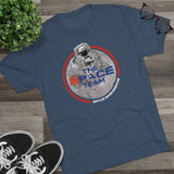 Moon Astronaut- Men's Tri-Blend Tee