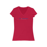 Logo- Takes courage To Believe, Women's V-Neck Tee