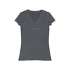 Logo- Takes courage To Believe, Women's V-Neck Tee