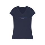 Logo- I Love Space, Women's V-Neck