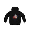 logo & Mars Astronaut- Kids Hooded Sweatshirt