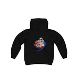 logo & Mars Astronaut- Kids Hooded Sweatshirt