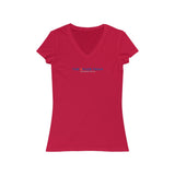 Logo- Inspired by Space, Women's V-Neck Tee