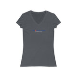 Logo- Inspired by Space, Women's V-Neck Tee